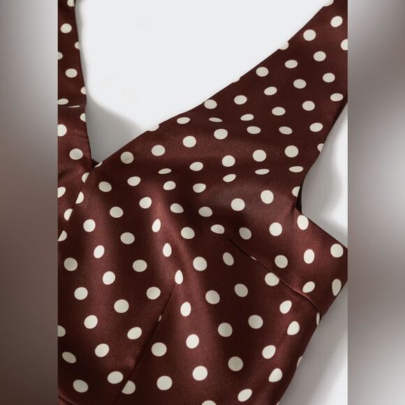 Mango Polka-dot print jumpsuit - Picture 5 of 5